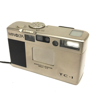 MINOLTA TC-1 コンパクトフィルムカメラ 通電確認済み ミノルタ QG121-42