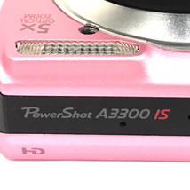 1円 Canon PowerShot A3300 IS 5.0-25.0mm 1:2.8-5.9 コンパクトデジタルカメラ ピンク C082239_画像5