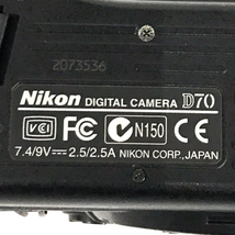 Nikon D70 デジタル一眼レフ カメラ ボディ 本体 デジタルカメラ ブラック_画像4
