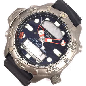 シチズン 腕時計 プロマスター C500-Q00125TA DEPTH METER AIR DIVER'S 200m デジアナ QZ メンズ CITIZEN QS122-10