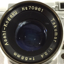 Asahiflex Asahi-Kougaku Takumar 1:2.4 58mm 一眼 マニュアルフォーカス フィルムカメラ 光学機器_画像6