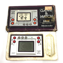 任天堂 ゲーム＆ウォッチ ジャッジ JUDGE IP-05 ゲーム 当時物 保存箱 付属 QG122-98_画像1