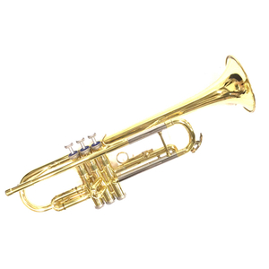 カワイ トランペット 金管楽器 JEWEL T2A1 B♭ 3ピストン ゴールドカラー マウスピース 等 付属 KAWAI QG122-83