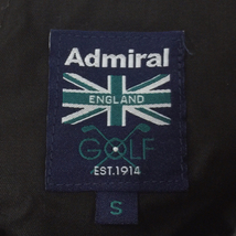 アドミラル サイズ S キルティング パンツ メンズ ブラック ゴルフウェア ポケット 刺繍 ベルトループ ADMIRAL_画像7