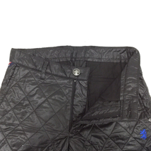 アドミラル サイズ S キルティング パンツ メンズ ブラック ゴルフウェア ポケット 刺繍 ベルトループ ADMIRAL_画像4