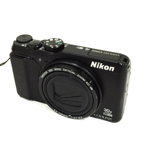 1円 Nikon COOLPIX S9900 4.5-135mm 1:3.7-6.4 コンパクトデジタルカメラ ブラック