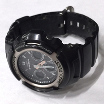 カシオ 電波 腕時計 G-SHOCK AWG-101 ラウンド デジアナ MULTI BAND 5 タフソーラー メンズ 稼働 CASIO QS122-7_画像6