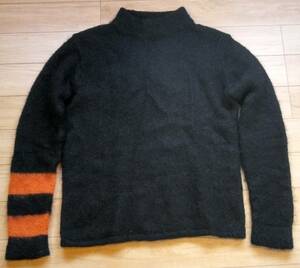 JUN モヘア ボーダー ニット セーター MOHAIR KNIT SWEATER JUN Men