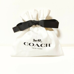COACH コーチ ギフト用バッグ Sサイズ 1枚/ギフト/プレゼント/巾着/ポーチ/布製