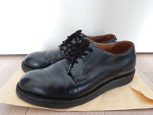 レッドウィング ポストマン 101 26.5cm 8 1/2D 革靴 USA製 アメリカ製 RED WING POSTMAN 黒 レザーシューズ