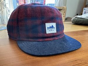 patagonia パタゴニア レンジ・キャップ 33575 ストラップバック フラットバイザー オーガニック チェック 無地 ロゴ 正規品　定価¥5940