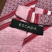 ESCADA エスカーダ ネクタイ ピンク ストライプ_画像7