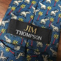 JIM THOMPSON ジムトンプソン ネクタイ ブルー 青_画像7