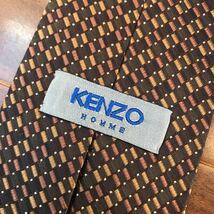 KENZO ケンゾー ネクタイ ブラウン_画像7