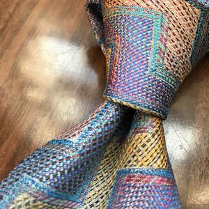 MISSONI ミッソーニ ネクタイ ブルー