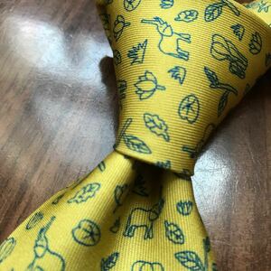 JIM THOMPSON Jim Thompson necktie yellow color yellow green 