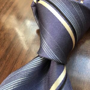 MOSCHINO Moschino necktie purple stripe 