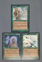 311【トレカ】MTG Kaysa；ALL/Willow Priestess；HML/Pale Bears；ICE 英語/EN 3枚セット マジック ザ ギャザリング_画像1