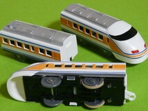 美品●プラレール 東武鉄道★１００系特急 スペーシア・サニーコーラルオレンジ★リニュアル色 簡易清掃 整備点検 走行確認◎_画像8