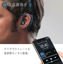 Bluetoothワイヤレスイヤホン ハンズフリー イヤホンマイク ヘッドセット 片耳 車用V4.1 マイク内蔵 高音質_画像3