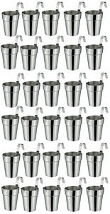 * stainless steel sake tongue po one . for 30 piece stainless steel 18-8 made therefore rust . strongly robust . long-lasting made in Japan new goods 