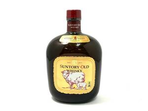 □【未開栓】SUNTORY/サントリー OLD/オールド 干支ラベル 未歳/ひつじ 750ml 43% 総重量約1200g WHISKY/ウイスキー お酒 古酒 (43363I1)