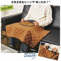 新品未使用　MonoMax 2023年12月号　付録　L.L.Bean ビーン・ブーツ風　BIGブランケット クッションブランケット 膝掛け フリース _画像5