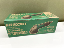新品 HiKOKI 100mm 電気ディスクグラインダ G10SP4(SS) 細径 ハイコーキ 札幌市手稲区_画像1