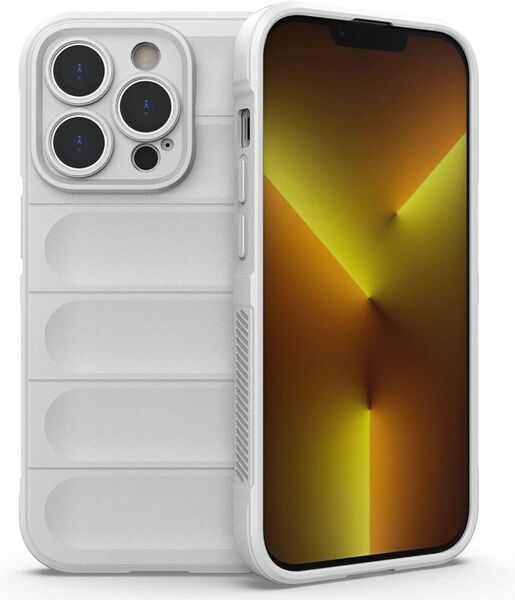 iPhone 14 Pro 用 ケース TPU ソフトケース 耐衝撃 カメラ保護 傷防止 衝撃吸収　ホワイト