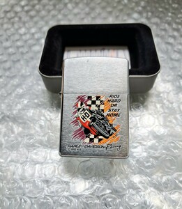 ハーレー　ＺＩＰＰＯ　オイルライター　缶ケース入り。