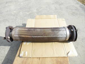  flexible muffler length : approximately 59cm flange 65A 5K SS400 oscillation suction used Seto inside specification 15 horse power .. use 