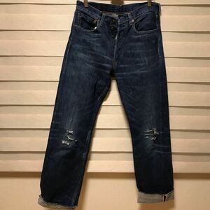 LEVIS 501xx w33 bigE 赤耳　隠しリベット