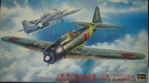 ハセガワ　1/48　零戦22型　‘‘ブーゲンビル‘‘　中古美品