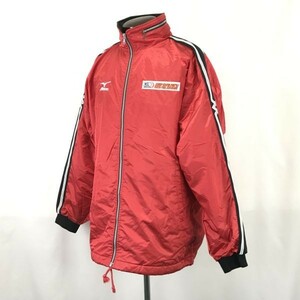  not for sale *KEIRIN Grand Prix 2003/ capital .. bicycle race place / staff jumper / nylon jacket * Mizuno /mizuno made [ men's L/ red /red]Coats*cBH330