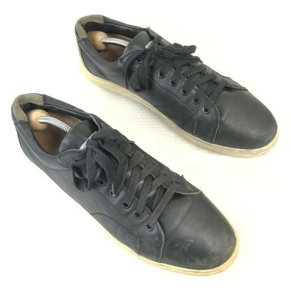 ジースターロゥ/G-STAR RAW☆レザースニーカー【28.5相当/EUR44/UK10/黒】シューズ/靴/sneakers/Shoes/trainers◇bj-20