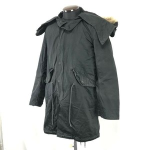 ユナイテッドアローズ/UNITED ARROWS☆ライナー付き/モッズコート【Mens size -S/黒/BLACK】ラクーンファー/Coats/Jackets/Jumpers◇cBH268