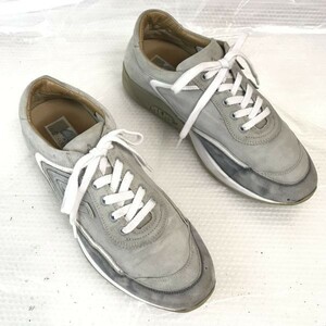 イタリア製☆CESARE PACIOTTI 4US/チェザレ パチョッティ☆スエードレザースニーカー【41/25.5-26.0/グレー】Shoes/trainers◇bQ-392