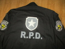 BIOHAZARD バイオハザード STARS ラクーンポリス R.P.D. ラクーン市警察 　パッチ多数　ジャケット　Lサイズ　美中古_画像1