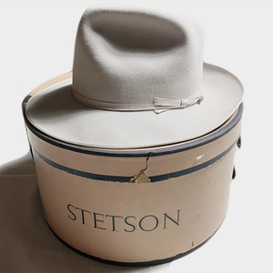 . редкость dead! 40's STETSON 59CM IMPERIAL imperial ste tosonDEAD NOS VINTAGE HAT Vintage шляпа STRATOLINER Strato 