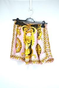 FENDI VERSACE FENDACE Multicolor Silk Skirt Fendi Versace fender che multicolor silk skirt 38 FQ7251AIE3