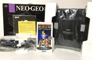 【未使用/内袋未開封】NEOGEO CD 本体 SNK ネオジオ 箱 説明書 レア 当時 ROM 餓狼伝説 KOF サムスピ 龍虎 NEO GEO 送料無料