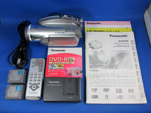 安心10日保証 Panasonic VDR-D310 極美品 完動品 DVDビデオカメラ ライカ・ディコマーレンズ 高級機 ファイナライズにも