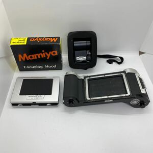 a*★中古品　MAMIYA ROOL FILM HOLDER 6×7 50mm FINDER Focusing Hood ★