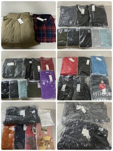 d*★未使用　UNIQLO MEN 4XL 大量セット まとめ売り防風バデットコート ウルトラライトダウン他★