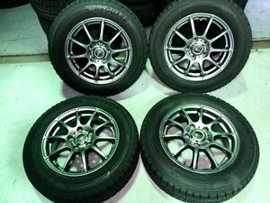 アルミ付スタッドレスセット A-TECH SCHNEDER 15x6.0J +45 PCD114.3 5H 195/65R15 ヨコハマ アイスガード iG50 PLUS 17年ステップワゴン 他