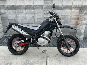 配送のみ!! 売り切りセール XT250X 40730km 軽整備点検済 機関程度良好 E/G絶好調 セロー250 TW200 黒　ブラック　DG11J　キャブ車