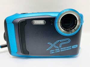 1円～ FUJIFILM 富士フィルム FinePix XP140 コンパクトデジタルカメラ 防水カメラ スカイブルー