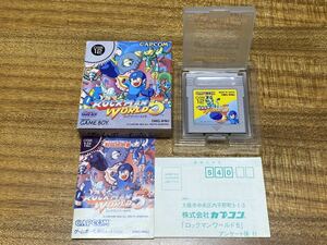 ゲームボーイ ロックマンワールド5 ROCKMAN WORLD5 カセット　任天堂　Nintendo CAPCOM カプコン　DMG-WMJ CGB12