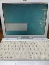 現状品ノートパソコン Apple iBook M6497 CPU不明 メモリ不明 HDD不明 12.1inch OS不明_画像7