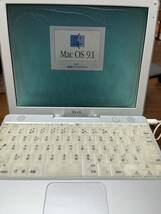 現状品ノートパソコン Apple iBook M6497 CPU不明 メモリ不明 HDD不明 12.1inch OS不明_画像4